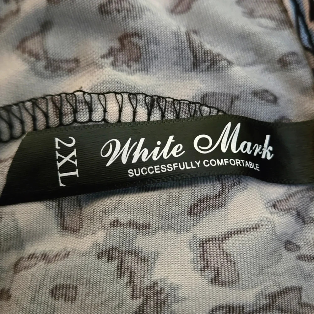 White Mark Successfully Comfortable Women 2XL Vibrant Tunic Dress Boho Goth - Picture 5 of 11